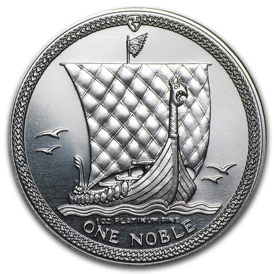 1986 Isle of Man 1 oz Platinum Noble BU 1986 Isle of Man 1 oz Platinum Noble BU